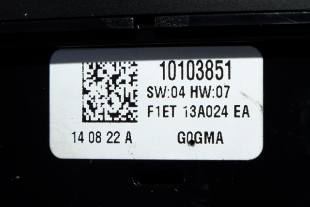 Bryter lys til Ford Focus 2014-2018 (Type III, Fase 2)  (FORD|F1ET-13A024-EA|)