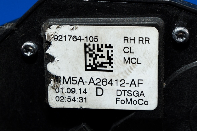 Låsekasse høyre bak til Ford Focus 2014-2018 (Type III, Fase 2)  (FORD|BM5A-A26412-AF|)