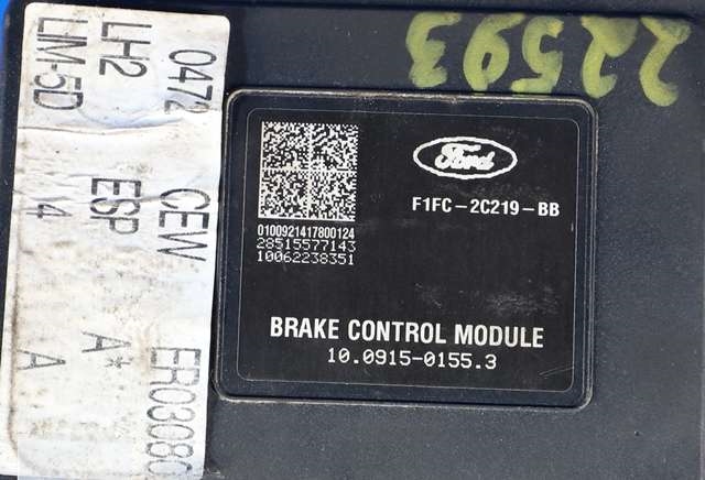 ABS sentral til Ford Focus 2014-2018 (Type III, Fase 2)  (FORD|F1FC-2C405-AD|)