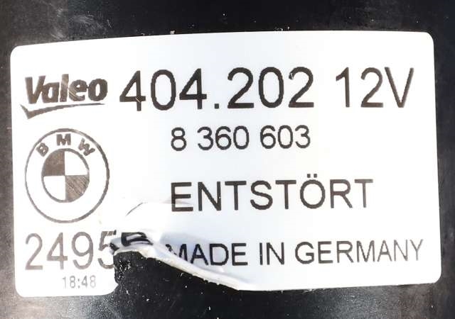 Viskermotor frontrute komplett m/overføring til Land Rover Range Rover 2002-2012 (Type III)  (VALEO|404.202|XH42-17504-AB|)