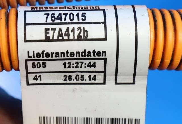 Kabel høy volt (HV) elbil til BMW i3 2013-2022  (BMW|7 647 014|)