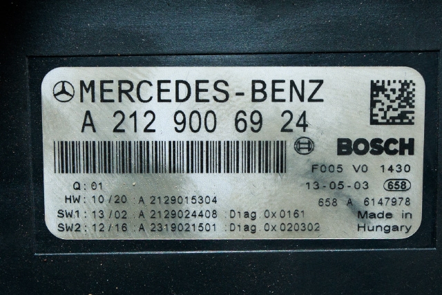 Styreenhet (SAM - Signal Acquisition Module) til Mercedes E-Klasse, Coupe/Cab 2013-2017 (Fase 2) (C207) (C207) (MERCEDES|A 212 900 69 24|)
