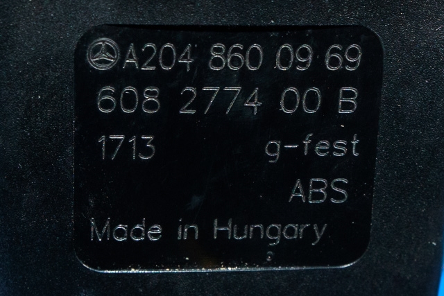 Sikkerhetsbeltelås baksete til Mercedes E-Klasse, Coupe/Cab 2013-2017 (Fase 2) (C207) (C207) (MERCEDES|A 204 860 09 69|)