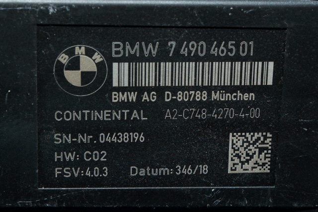 Styreenhet sete til BMW i3 2013-2022  (BMW|7 490 465|)