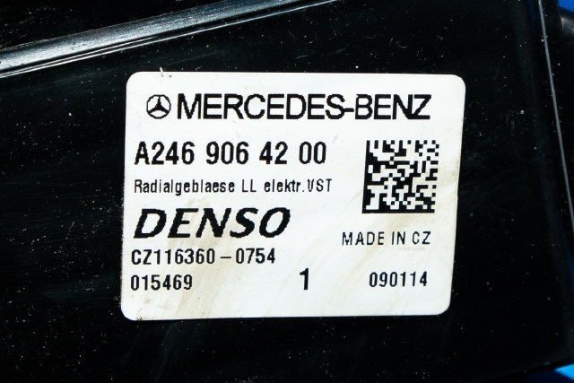 Varmeapparat motor til Mercedes B-Klasse 2011-2018 (W246) (W246) (MERCEDES|A 246 906 42 00|)