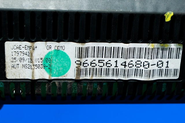 Instrument kjørecomputer til Fiat Scudo 2007-2017 (Type II) (PSA|96 656146 80|)