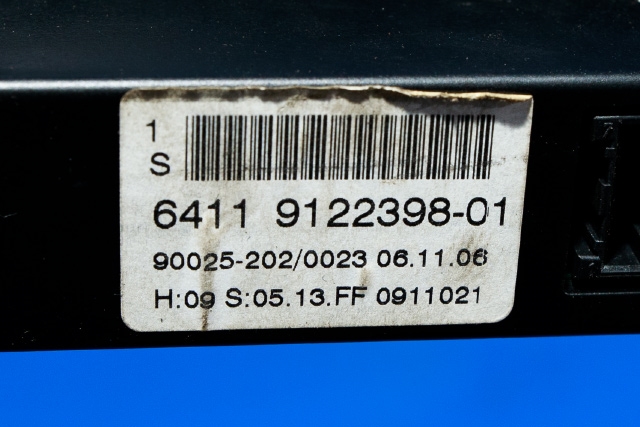 Varmeapparat betjening til BMW 5-Serie 2003-2010 (E60/E61) (E60/E61) (BMW|9 122 398|)