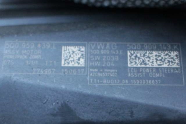 Tannstang elektrisk til VW Passat 2015-2019 (Fase 1) (B8) (B8) (VAG|3Q1 423 350 P|5Q0 959 439 L|)