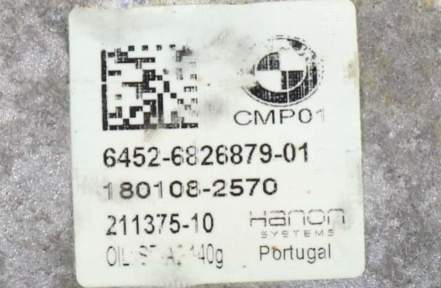 Aircondition kompressor til BMW X1 2015-2022 (F48) (F48) (HANON|180108-2570|64.52-6 826 879|)