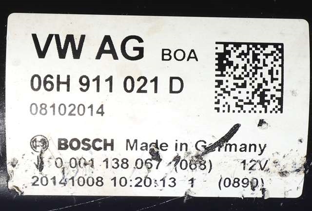 Starter til Audi A4 2007-2014 (Type IV) (B8) (B8) (BOSCH|0 001 138 067|06H 911 021 D|)