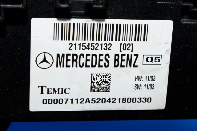 Styreenhet comfort (BCM) til Mercedes E-Klasse 2002-2006 (Fase 1) (W211) (W211) (MERCEDES|211 545 21 32|)