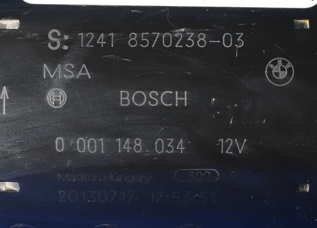 Starter diesel til BMW X1 2009-2015 (E84) (E84) (BOSCH|0 001 148 034|12.41-8 570 238|)