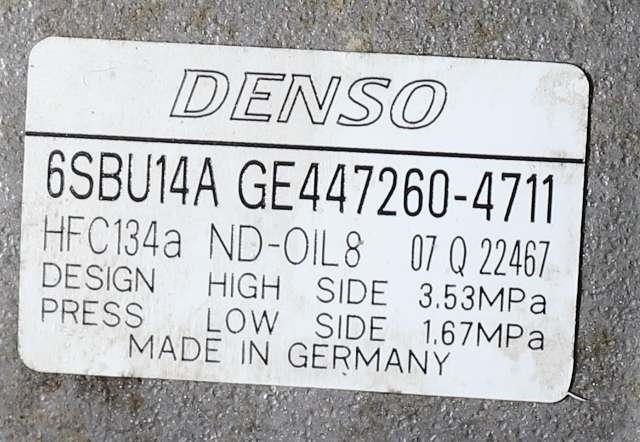 Aircondition kompressor til BMW X1 2009-2015 (E84) (E84) (DENSO|447260-4711|)