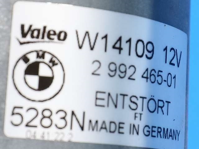 Viskermotor frontrute komplett m/overføring til BMW X1 2009-2015 (E84) (E84) (BMW|2 992 465|)