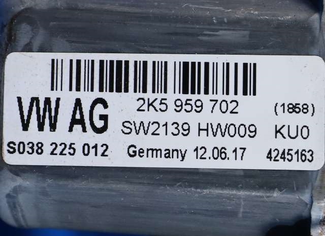 Ruteheis høyre foran til VW Caddy 2015-2020 (Type III, Fase 3) (VAG|2K5 959 702|5K0 959 792|)