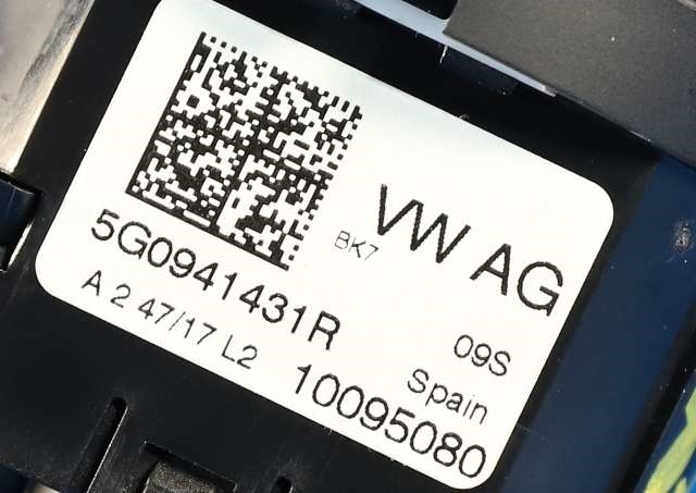 Bryter lys til VW Polo 2017-2021 (Type VI, Fase 1)  (VAG|5G0 941 431 R|)