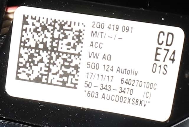 Ratt til VW Polo 2017-2021 (Type VI, Fase 1)  (VAG|2G0 419 091|)
