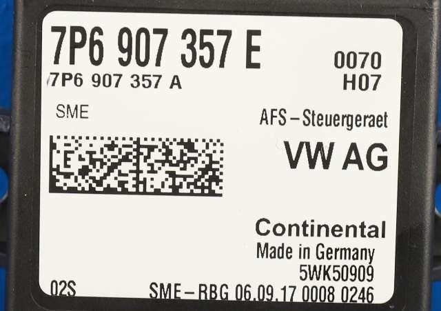 Styreenhet diverse til VW Polo 2017-2021 (Type VI, Fase 1)  (VAG|7P6 907 357 E|)