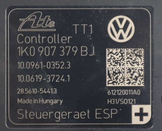 ABS sentral til VW Golf VI 2008-2012  (VAG|1K0 614 517 DE|1K0 907 379 BJ|)