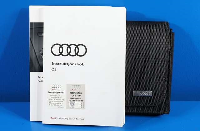 Instruksjonsbok til Audi Q3, 2015-2018 (Type I, Fase 2)