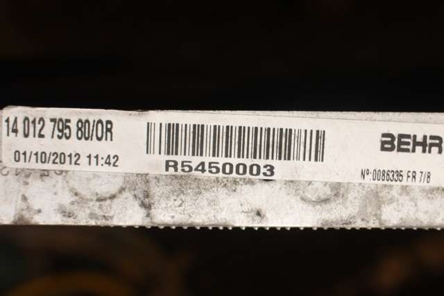Radiator (manuell gir) til Fiat Scudo 2007-2017 (Type II)  (PSA|14 012795 80|)