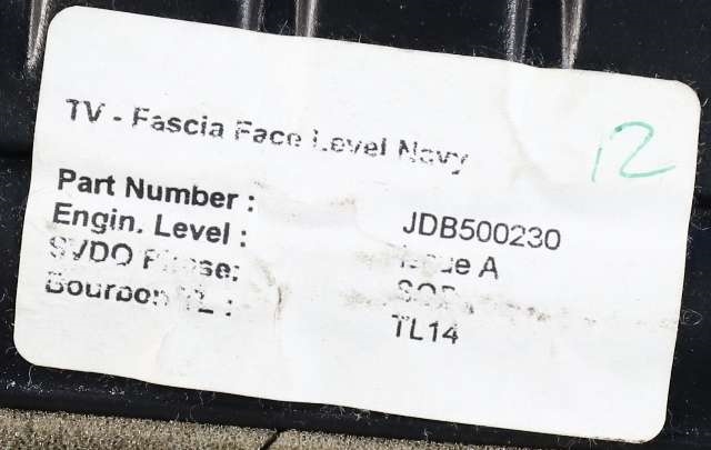 Dashbord friskluftdyse midtkonsoll til Land Rover Range Rover 2002-2012 (Type III)  (LAND ROVER|JDB500230|)