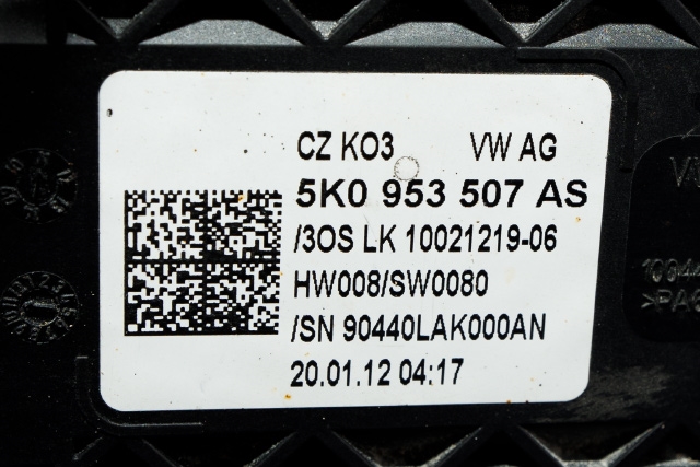 Bryter combi til VW Golf VI 2008-2012  (VAG|5K0 953 507 AS|)