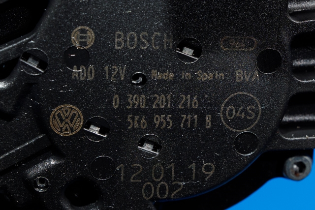 Viskermotor bakrute til VW Golf VI 2008-2012  (BOSCH|0 390 201 216|5K6 955 711 B|)