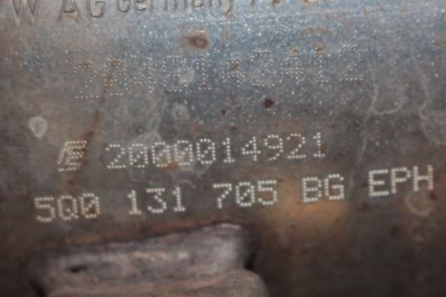 Partikkelfilter til Audi Q3 2015-2018 (Type I, Fase 2)  (VAG|04L 131 723 DG|)