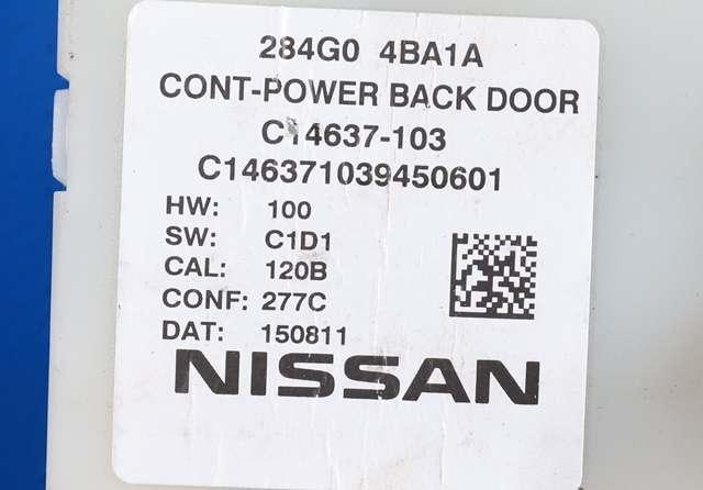 Styreenhet elektrisk bakluke til Nissan X-Trail 2014-2022 (T32) (T32) (NISSAN|284G0-4BA1A|)