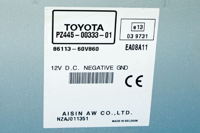 Bilstereo navigasjon til Toyota Avensis 2009-2015 (Type III, Fase 1)  (TOYOTA|PZ445-00333-01|)