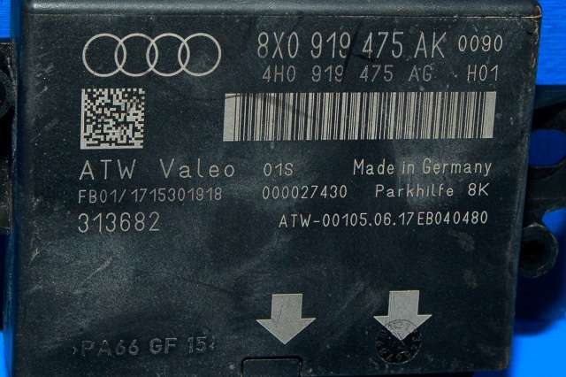 Styreenhet parkering til Audi Q3 2015-2018 (Type I, Fase 2) (VAG|8X0 919 475 AK|)