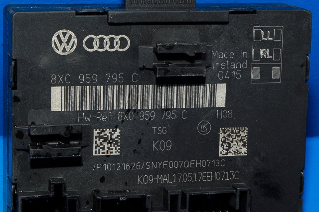 Styreenhet dør høyre bak til Audi Q3 2015-2018 (Type I, Fase 2) (VAG|8X0 959 795 C|)