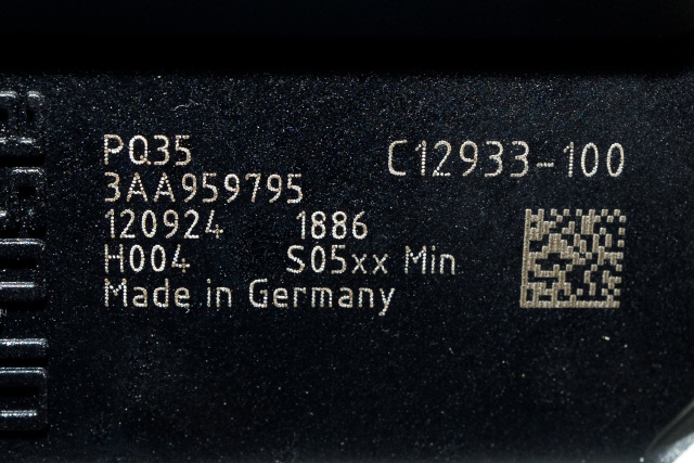 Ruteheis, kun motor, venstre bak til VW Passat 2011-2015 (B7) (B7) (VAG|3AA 959 703 A|)