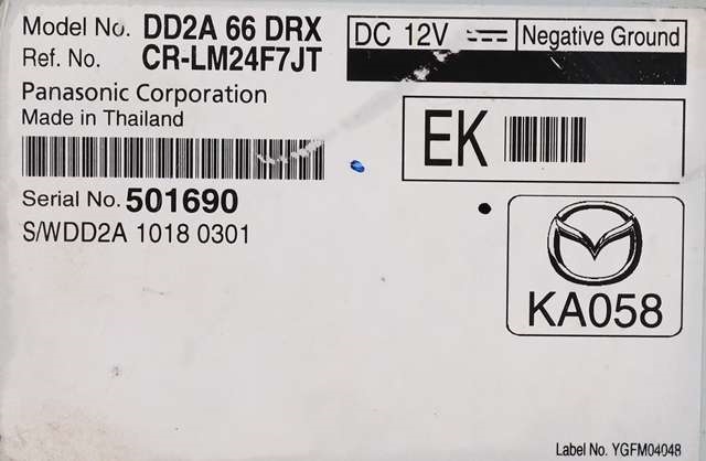 Bilstereo navigasjon til Mazda CX-3 2015-2022  (MAZDA|DD2A-66-DRX|)