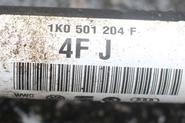 Drivaksel høyre bak, diesel/automat til Audi Q3 2015-2018 (Type I, Fase 2)  (VAG|1K0 501 204 F|)
