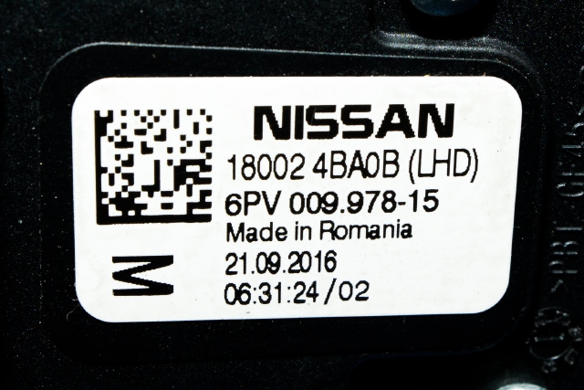 Pedal gass til Nissan Qashqai 2014-2021 (Type II)  (HELLA|6PV 009 978-15|18002-4BA0B|)