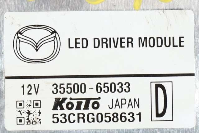 Styreenhet LED til Mazda CX-3 2015-2022  (KOITO|35500-65033|)