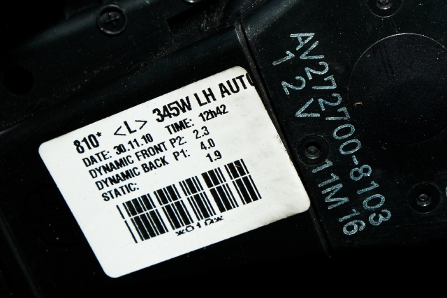 Varmeapparat motor til Toyota Avensis 2009-2015 (Type III, Fase 1) (DENSO|272700-8103|)
