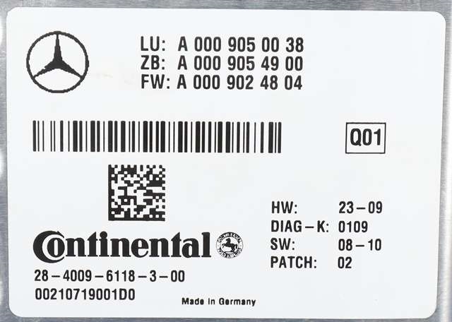 Kamera til Mercedes E-Klasse 2009-2013 (Fase 1) (W212) (W212) (MERCEDES|A 000 905 00 38|)