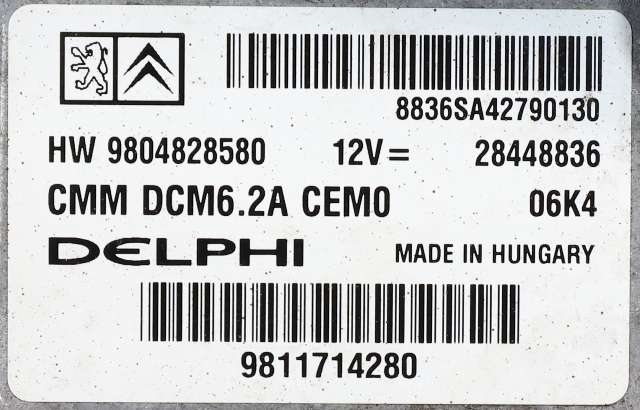 Styreenhet motor til Peugeot 308 2013-2021 (Type II) (PEUGEOT|98 117142 80|)