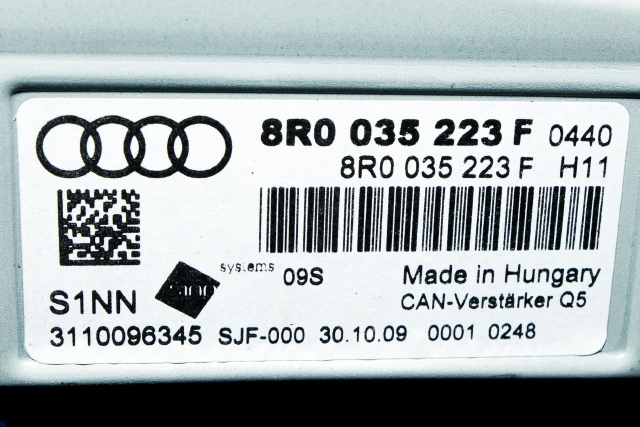 Bilstereo forsterker til Audi A4 2007-2014 (Type IV) (B8) (B8) (VAG|8R0 035 223 F|)