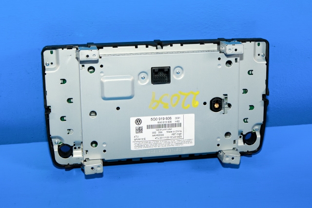 Bilstereo navigasjon betjeningspanel til VW e-Golf 2014-2017 (Fase 1) (VAG|5G0 919 606|)