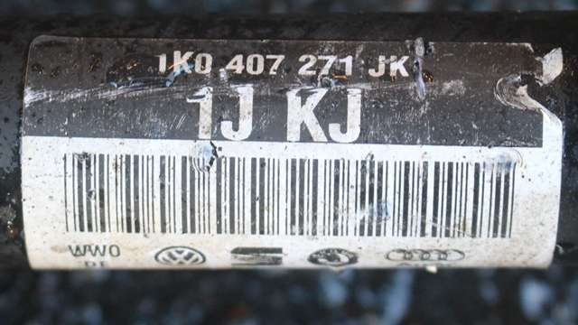 Drivaksel venstre foran, diesel/automat til VW Touran 2010-2015 (Type I, Fase 3) (VAG|1K0 407 271 JK|)