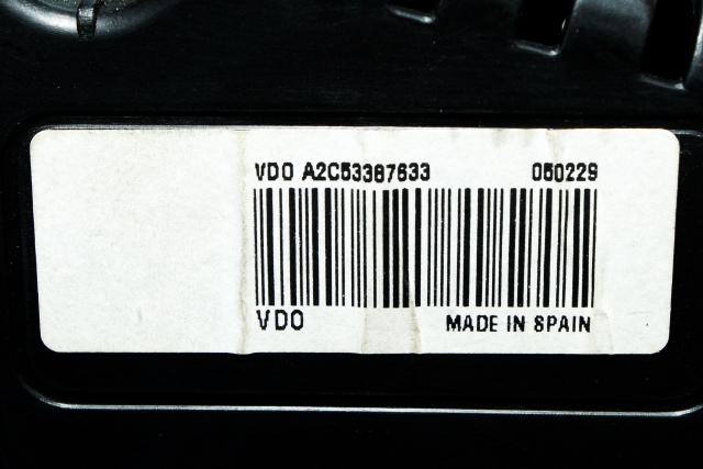 Instrumentpanel til VW Polo 2009-2014 (Type V, Fase 1) (VDO|A2C53387633|6R0 920 860 F|)