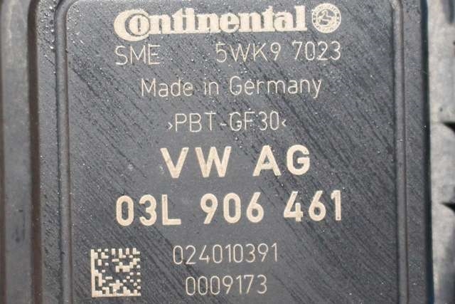 Luftmengde/luftmassemåler til VW Golf VI 2008-2012  (CONTINENTL|5WK9 7023|03L 906 461|)
