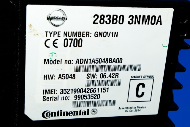 Styreenhet diverse til Nissan Leaf 2011-2017 (Type I)  (NISSAN|283B0-3NM0A|)