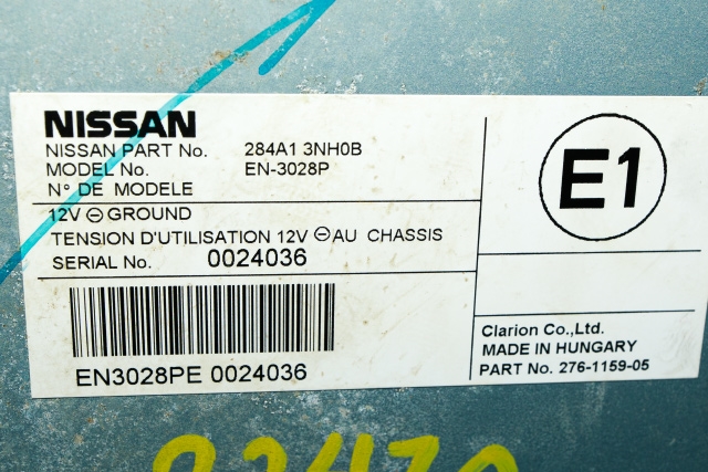 Styreenhet parkering til Nissan Leaf 2011-2017 (Type I)  (NISSAN|284A1-3NH0B|)