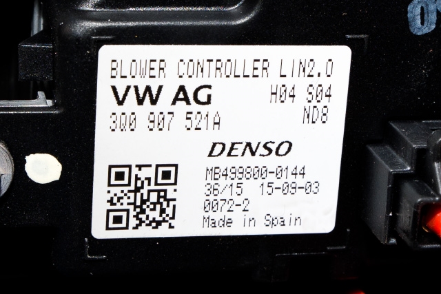 Varmeapparat motor til VW Passat 2015-2019 (Fase 1) (B8) (B8) (VAG|3Q1 819 021 A|)