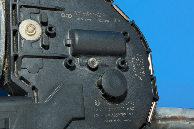 Viskermotor frontrute komplett m/overføring til Audi Q5 2008-2012 (Type I, Fase 1)  (VAG|8R1 955 023 D|)